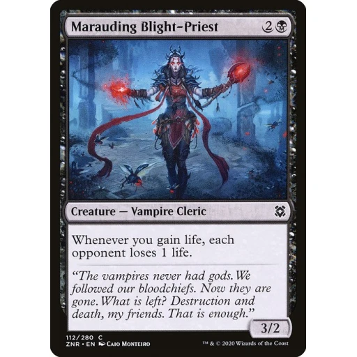 Zendikar Rising - 112 - Marauding Blight-Priest - Common - B - Non-foil