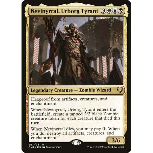 Commander Legends - 287 - Nevinyrral, Urborg Tyrant - Rare - Multi - Non-foil