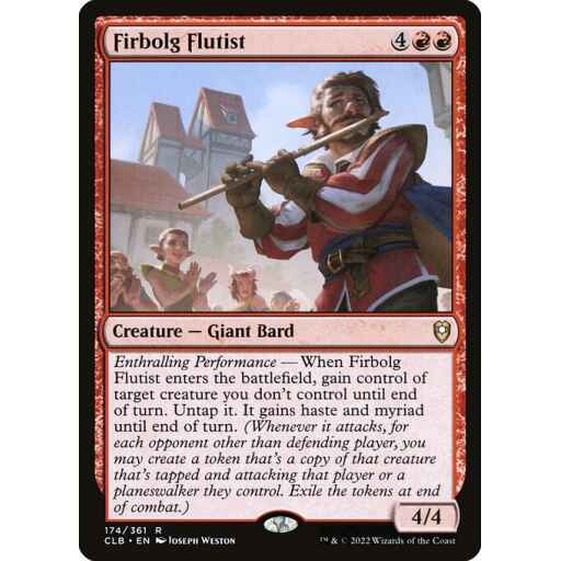 Commander Legends: Battle for Baldur's Gate - 174 - Firbolg Flutist - Rare - R - Non-foil