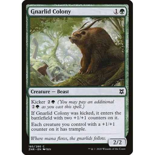 Zendikar Rising - 185 - Gnarlid Colony - Common - G - Non-foil