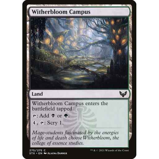 Strixhaven: School of Mages - 275 - Witherbloom Campus - Common - C - Non-foil