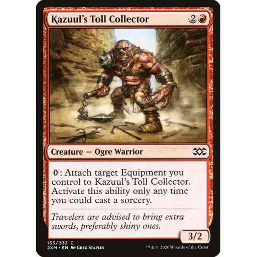 Double Masters - 133 - Kazuul's Toll Collector - Common - R - Non-foil