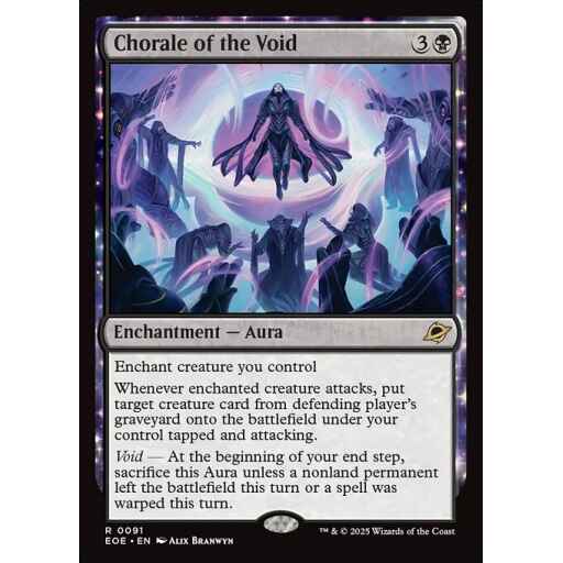 Edge of Eternities - 91 - Chorale of the Void - Rare - B - Non-foil
