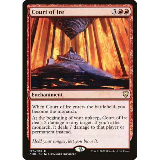 Commander Legends - 170 - Court of Ire - Rare - R - Non-foil