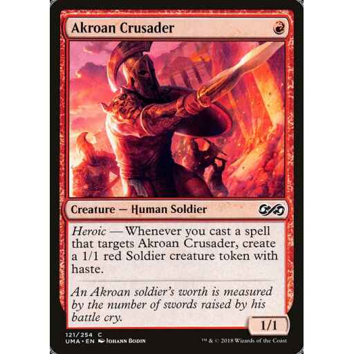 Ultimate Masters - 121 - Akroan Crusader - Common - R - Non-foil