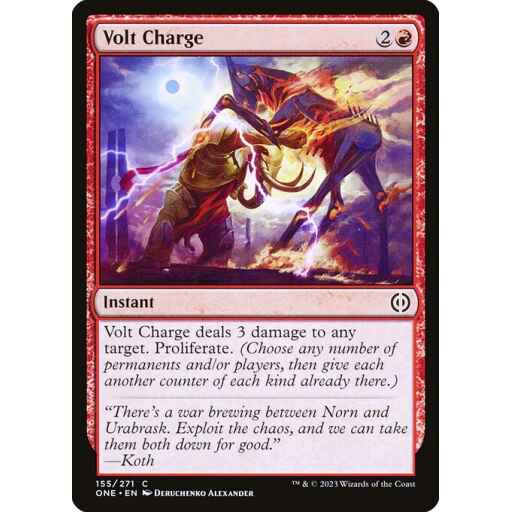 Phyrexia: All Will Be One - 155 - Volt Charge - Common - R - Non-foil