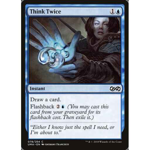 Ultimate Masters - 78 - Think Twice - Common - U - Non-foil