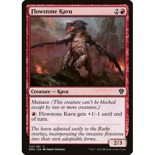Dominaria United - 125 - Flowstone Kavu - Common - R - Non-foil