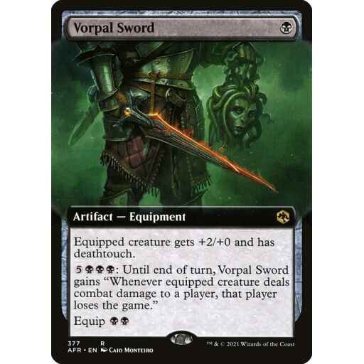 Adventures in the Forgotten Realms - 377 - Vorpal Sword - Rare - B - Non-foil