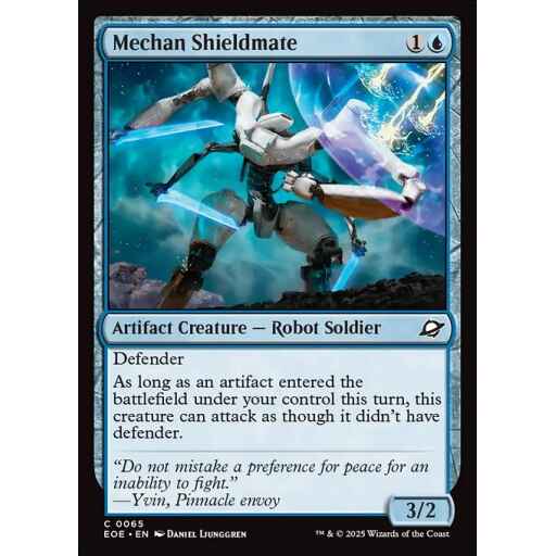 Edge of Eternities - 65 - Mechan Shieldmate - Common - U - Foil