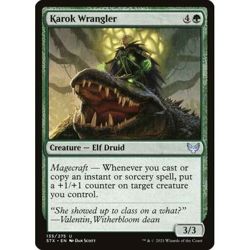 Strixhaven: School of Mages - 135 - Karok Wrangler - Uncommon - G - Non-foil