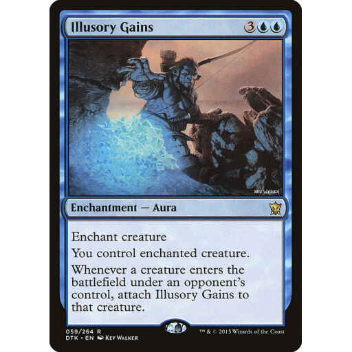 Dragons of Tarkir - 59 - Illusory Gains - Rare - U - Non-foil