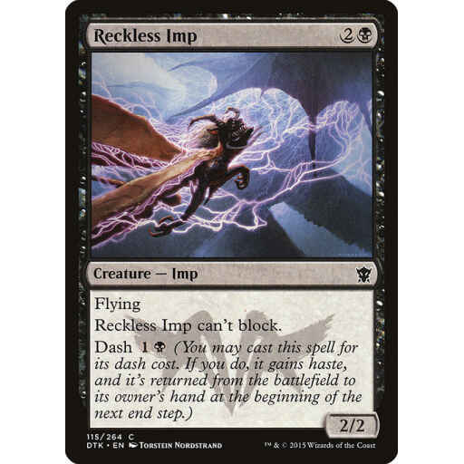 Dragons of Tarkir - 115 - Reckless Imp - Common - B - Non-foil