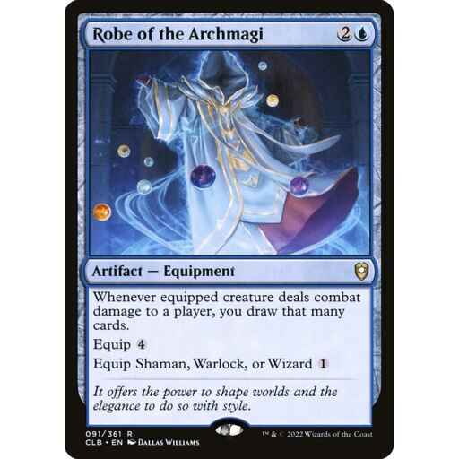 Commander Legends: Battle for Baldur's Gate - 91 - Robe of the Archmagi - Rare - U - Non-foil