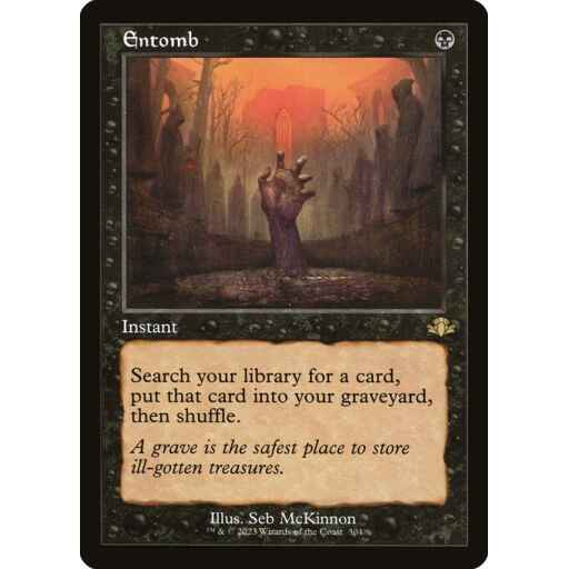 Dominaria Remastered - 304 - Entomb - Rare - B - Non-foil