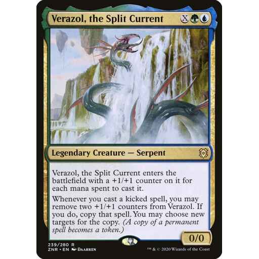 Zendikar Rising - 239 - Verazol, the Split Current - Rare - UG - Non-foil