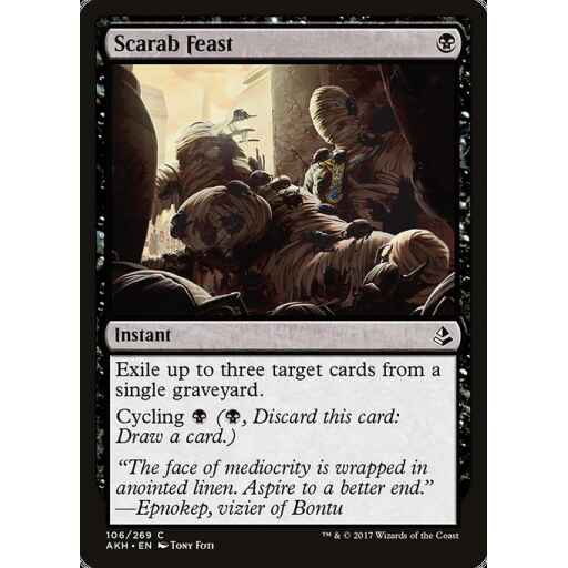 Amonkhet - 106 - Scarab Feast - Common - B - Non-foil