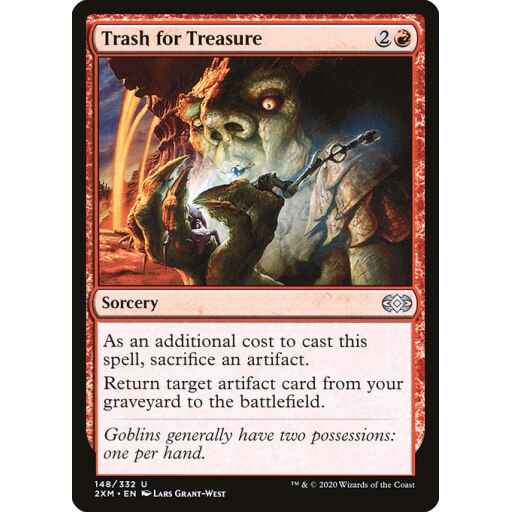 Double Masters - 148 - Trash for Treasure - Uncommon - R - Non-foil
