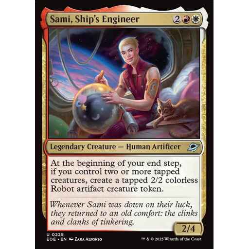 Edge of Eternities - 225 - Sami, Ship's Engineer - Uncommon - WR - Non-foil