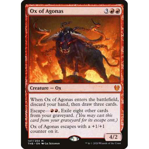 Theros Beyond Death - 147 - Ox of Agonas - Mythic - R - Non-foil