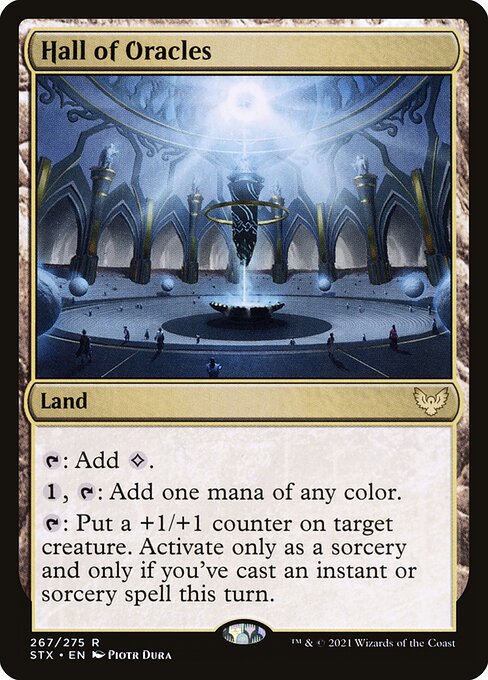 Strixhaven: School of Mages - 267 - Hall of Oracles - Rare - C - Non-foil