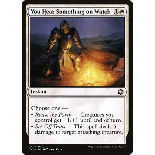 Adventures in the Forgotten Realms - 42 - You Hear Something on Watch - Common - W - Non-foil