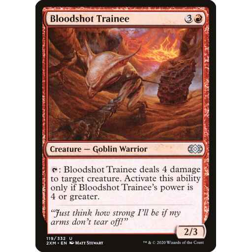 Double Masters - 119 - Bloodshot Trainee - Uncommon - R - Non-foil