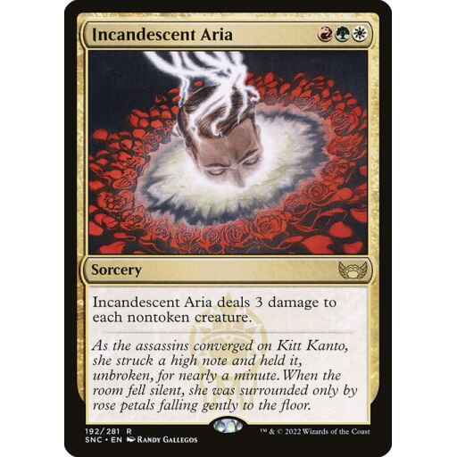 Streets of New Capenna - 192 - Incandescent Aria - Rare - Multi - Non-foil