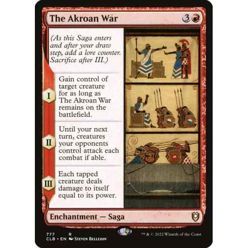 Commander Legends: Battle for Baldur's Gate - 777 - The Akroan War - Rare - R - Non-foil