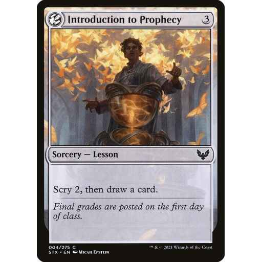 Strixhaven: School of Mages - 4 - Introduction to Prophecy - Common - C - Non-foil