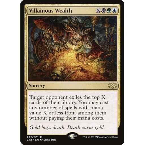 Double Masters 2022 - 292 - Villainous Wealth - Rare - Multi - Non-foil