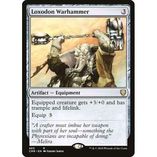 Commander Legends - 465 - Loxodon Warhammer - Rare - C - Non-foil