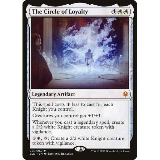 Throne of Eldraine - 9 - The Circle of Loyalty - Mythic - W - Non-foil