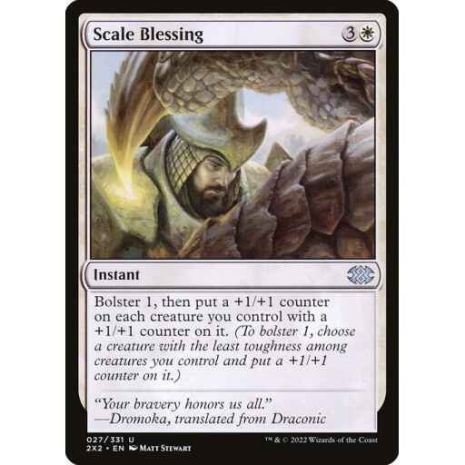 Double Masters 2022 - 27 - Scale Blessing - Uncommon - W - Non-foil
