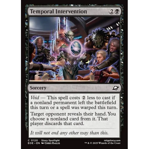 Edge of Eternities - 120 - Temporal Intervention - Common - B - Non-foil