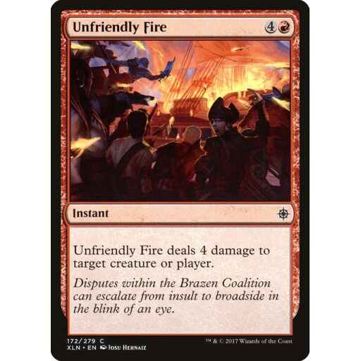Ixalan - 172 - Unfriendly Fire - Common - R - Non-foil
