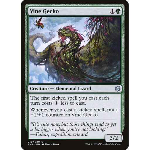 Zendikar Rising - 219 - Vine Gecko - Uncommon - G - Non-foil
