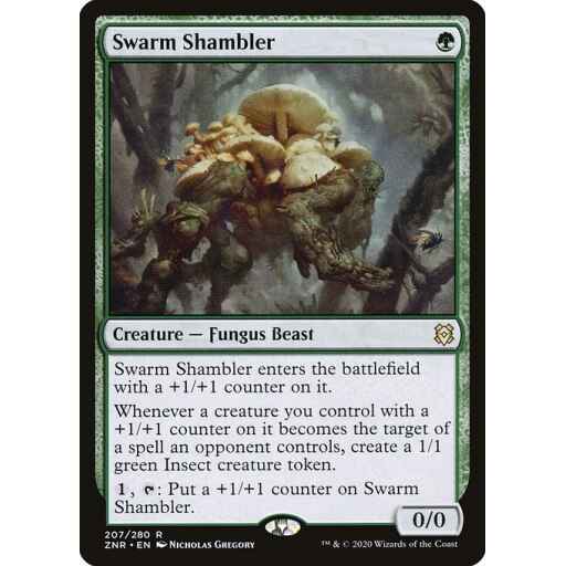 Zendikar Rising - 207 - Swarm Shambler - Rare - G - Non-foil