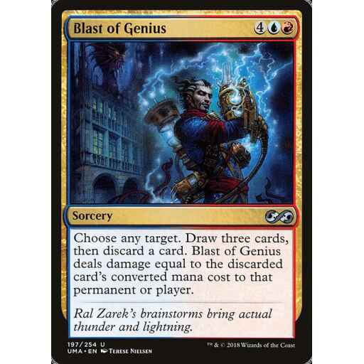 Ultimate Masters - 197 - Blast of Genius - Uncommon - UR - Non-foil