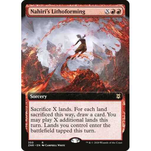 Zendikar Rising - 350 - Nahiri's Lithoforming - Rare - R - Non-foil