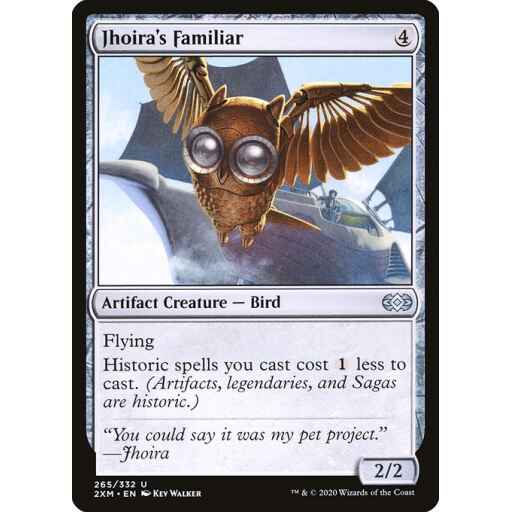 Double Masters - 265 - Jhoira's Familiar - Uncommon - C - Non-foil