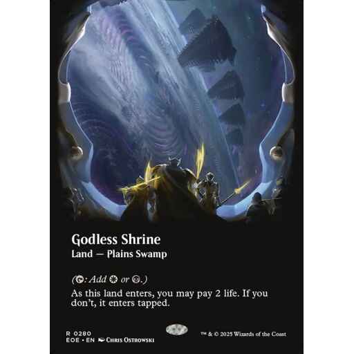 Edge of Eternities - 280 - Godless Shrine - Rare - C - Foil