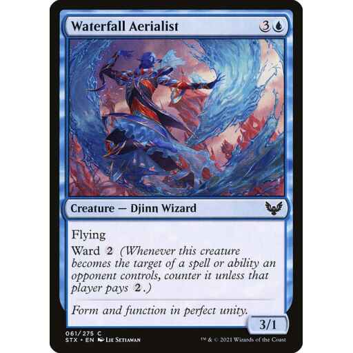 Strixhaven: School of Mages - 61 - Waterfall Aerialist - Common - U - Non-foil