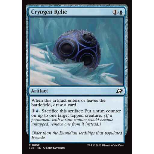 Edge of Eternities - 52 - Cryogen Relic - Common - U - Foil