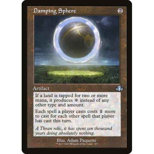 Dominaria Remastered - 377 - Damping Sphere - Uncommon - C - Non-foil