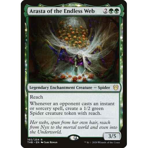 Theros Beyond Death - 165 - Arasta of the Endless Web - Rare - G - Non-foil