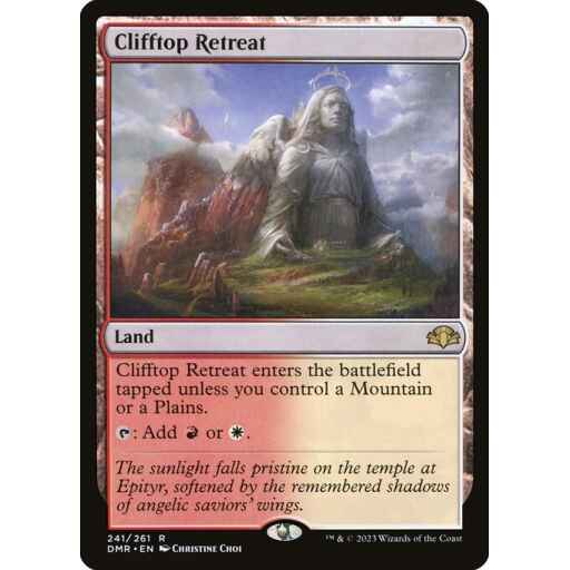 Dominaria Remastered - 241 - Clifftop Retreat - Rare - C - Non-foil