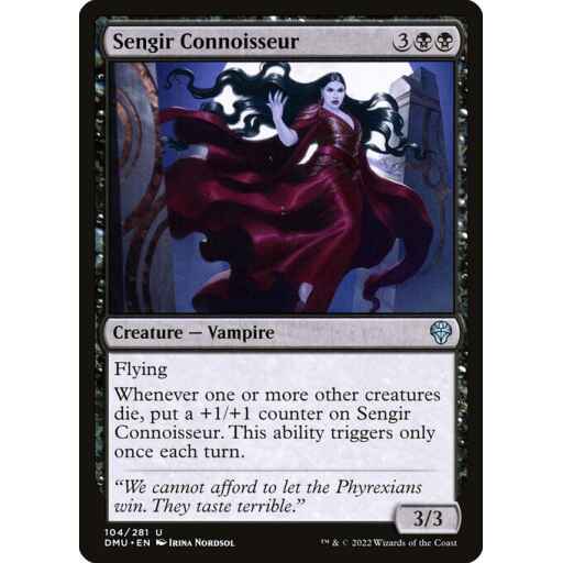 Dominaria United - 104 - Sengir Connoisseur - Uncommon - B - Non-foil