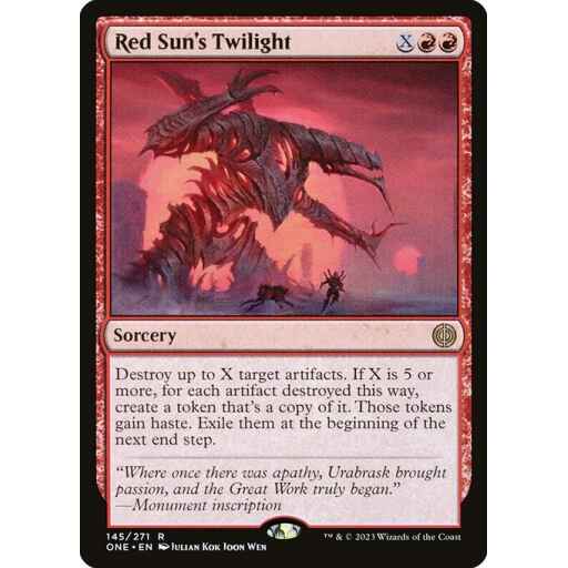 Phyrexia: All Will Be One - 145 - Red Sun's Twilight - Rare - R - Non-foil