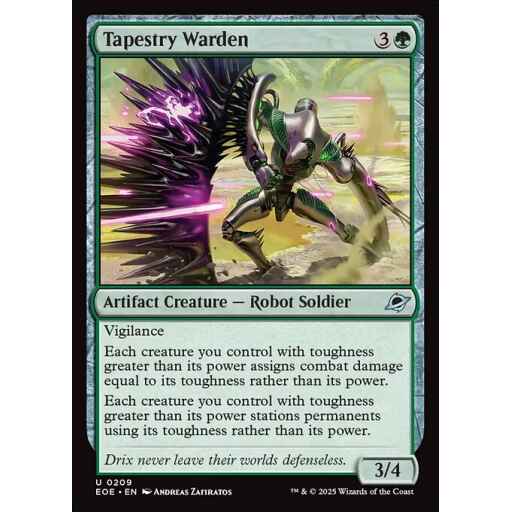 Edge of Eternities - 209 - Tapestry Warden - Uncommon - G - Non-foil